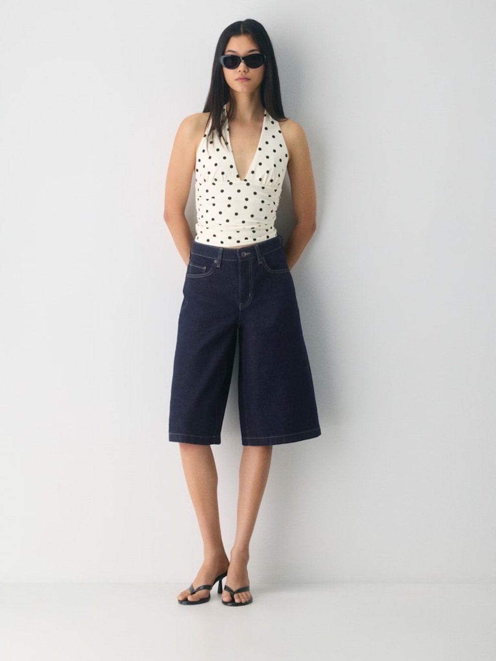 Wilfred Publicity Below-Knee Denim Short